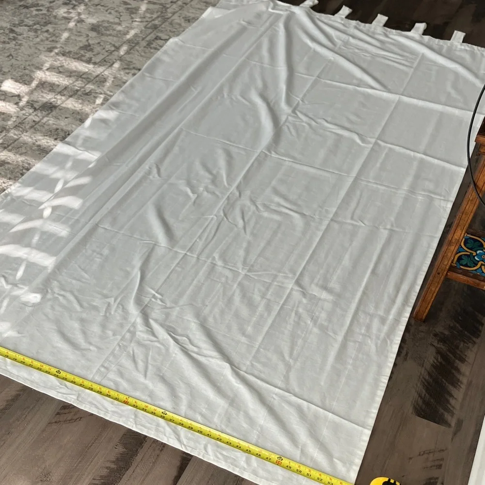 IKEA 55x98 White Curtain Panels Set of two Lenda